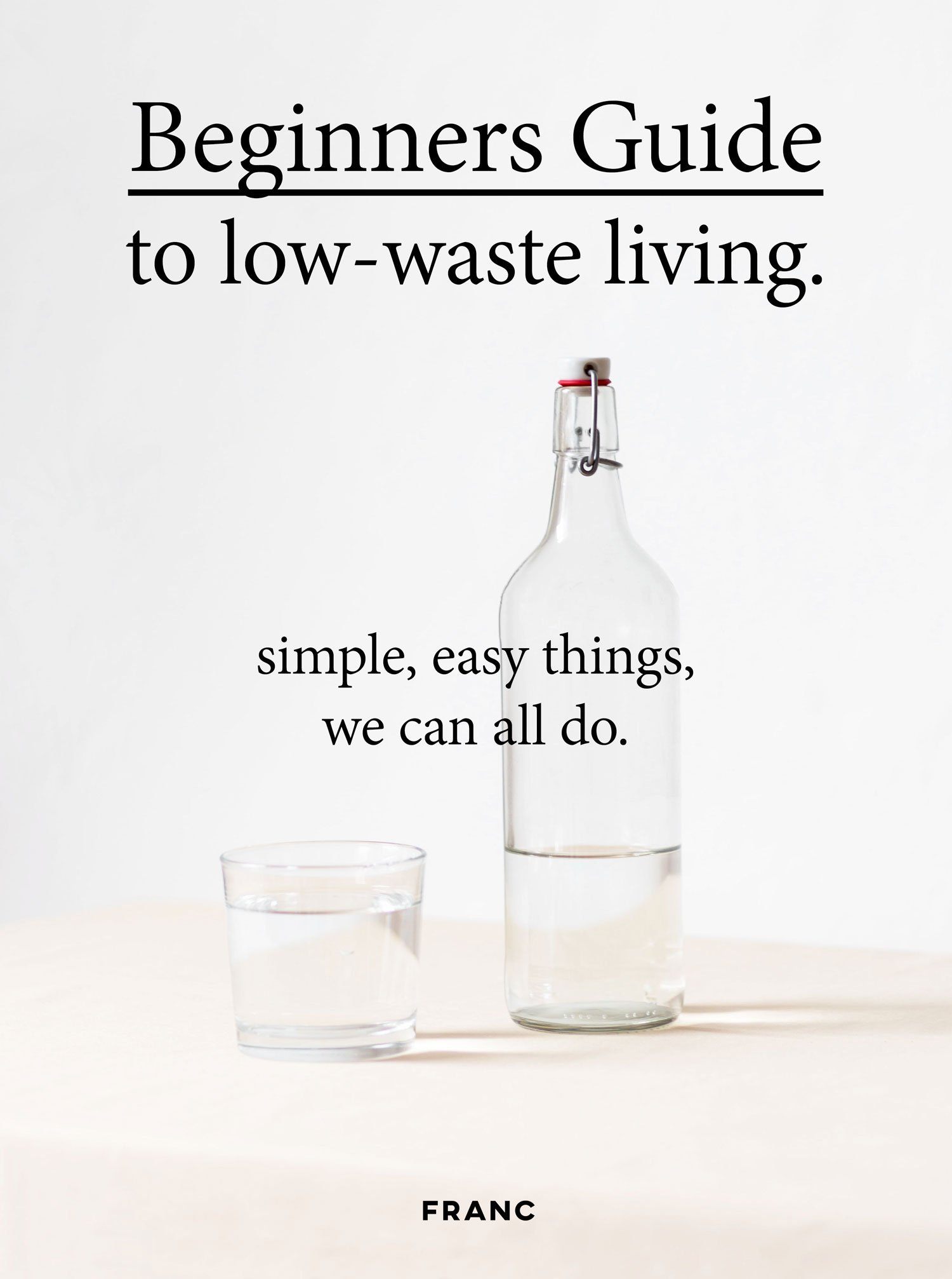 Beginners Guide: To Low Waste-Living - FRANC