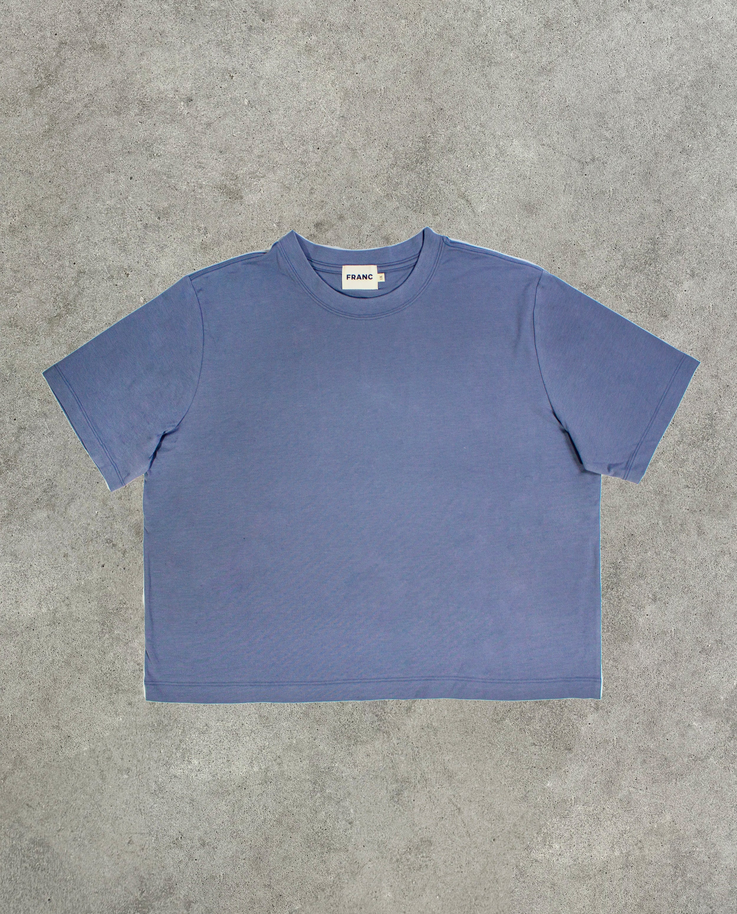 Boxy Tee in Sky | FRANC Sustainable Clothing