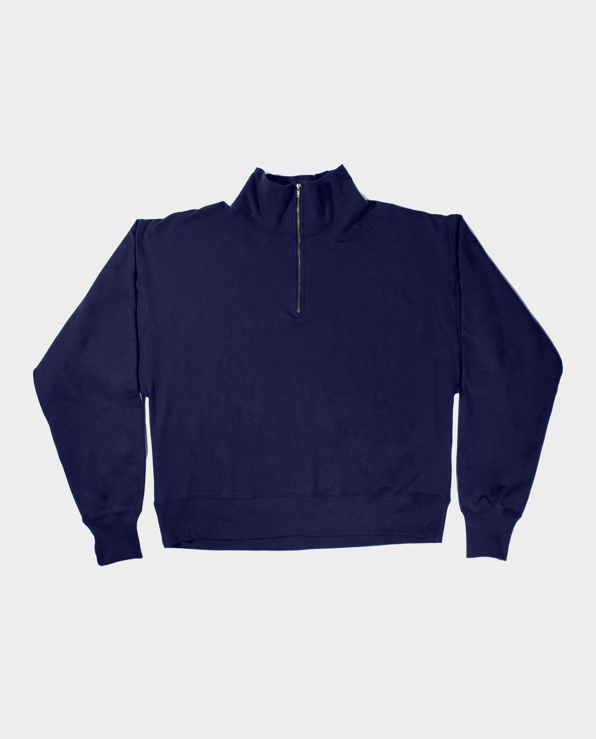 The 1/4 Zip Sweatshirt in Admiral | FRANC Sustainable Clothing