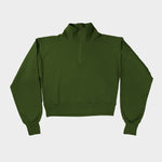 The 1/4 Zip Sweatshirt in Fatigue | FRANC Sustainable Clothing