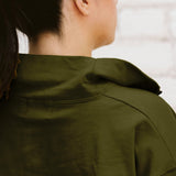 The 1/4 Zip Sweatshirt in Fatigue | FRANC Sustainable Clothing