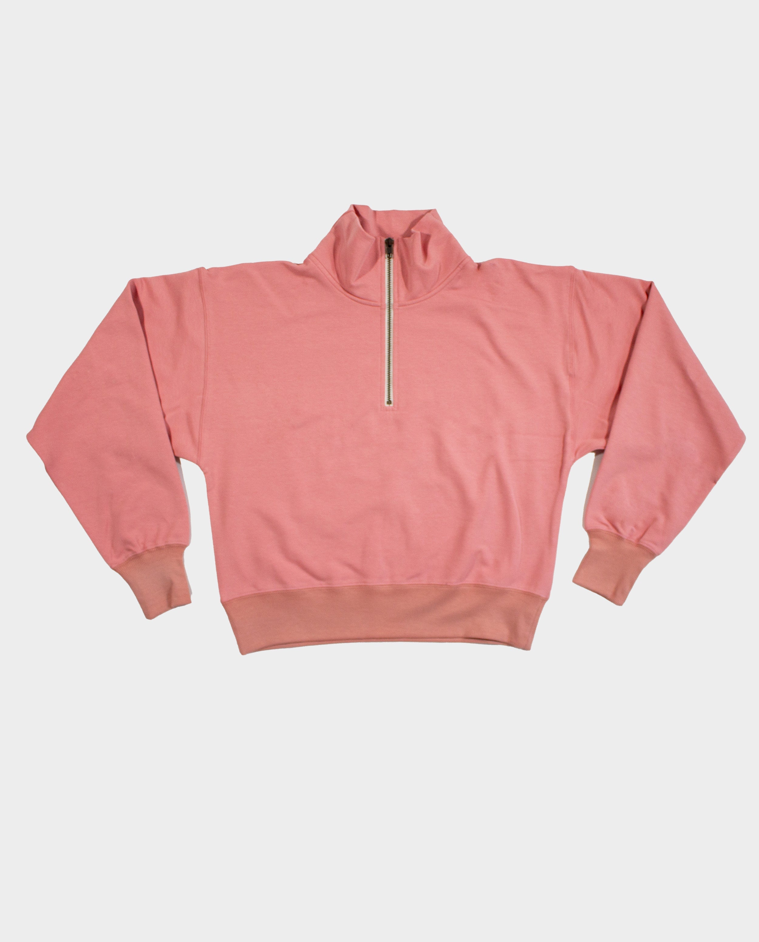 The 1/4 Zip Sweatshirt in Rose | FRANC Sustainable Clothing