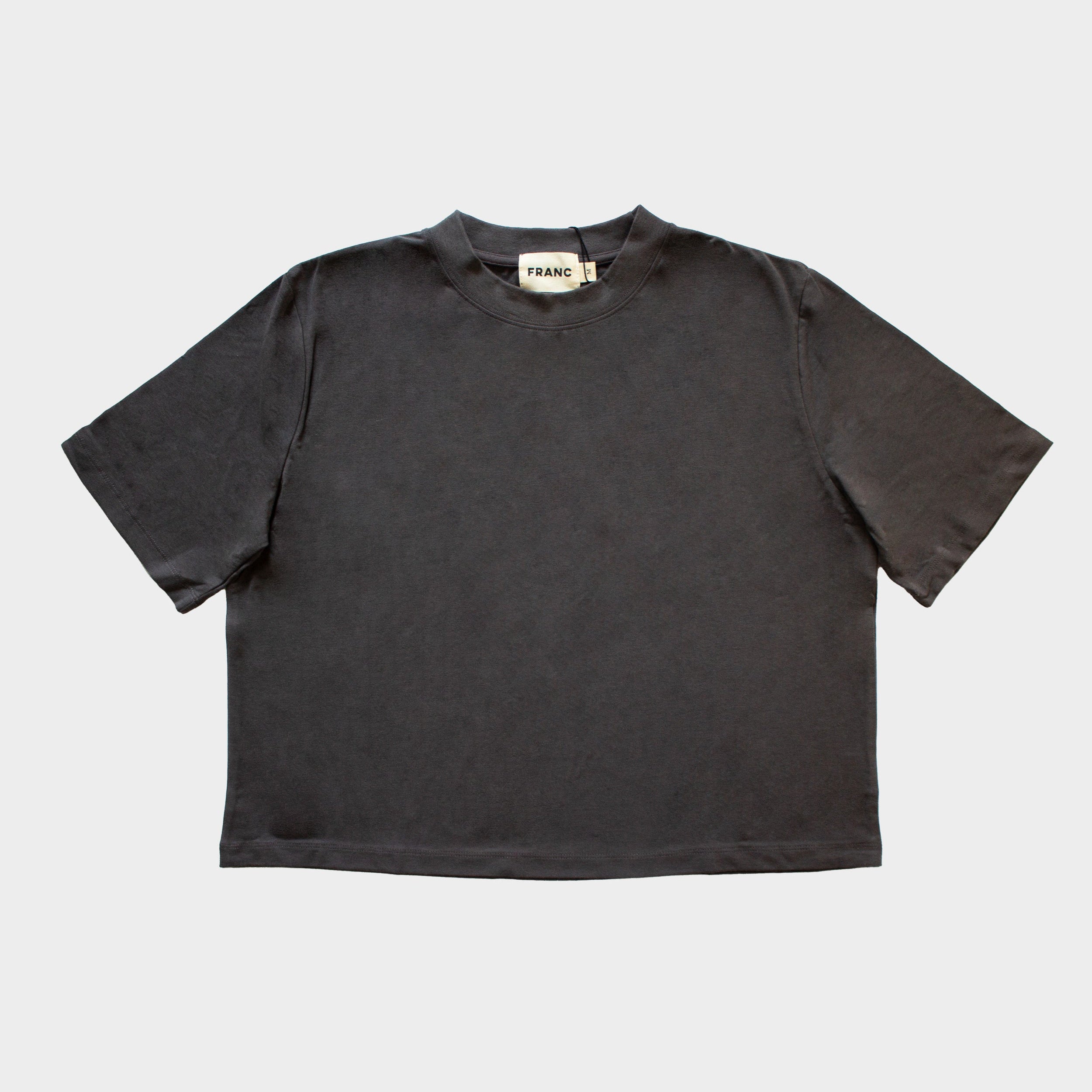 The Boxy Tee in Ash | FRANC Sustainable Clothing