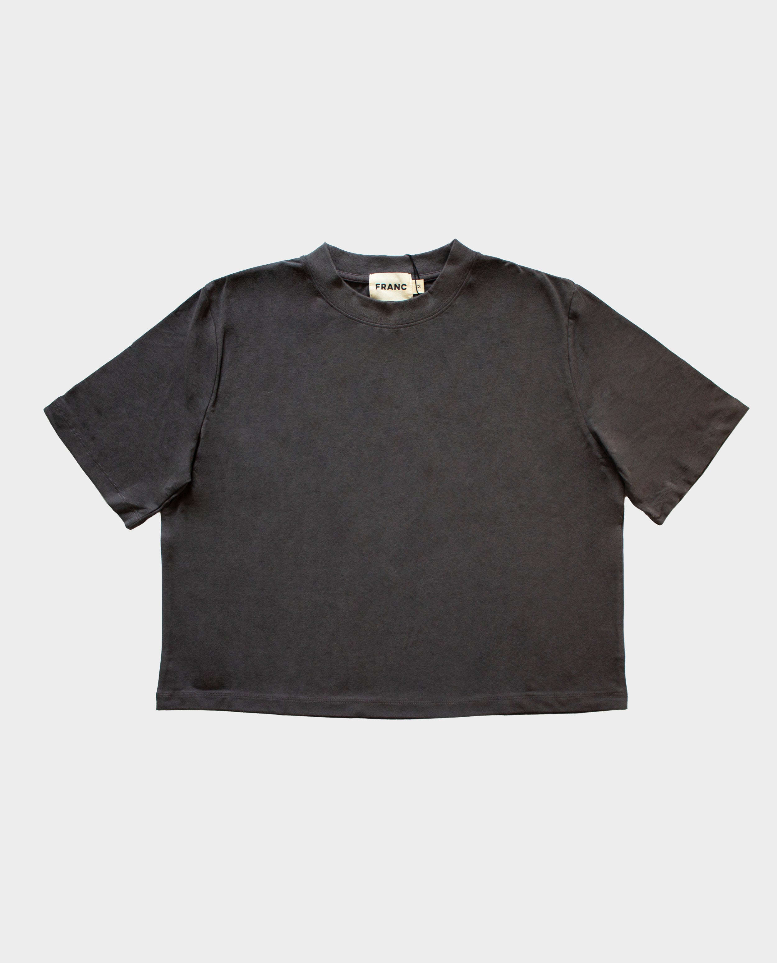 The Boxy Tee in Ash | FRANC Sustainable Clothing