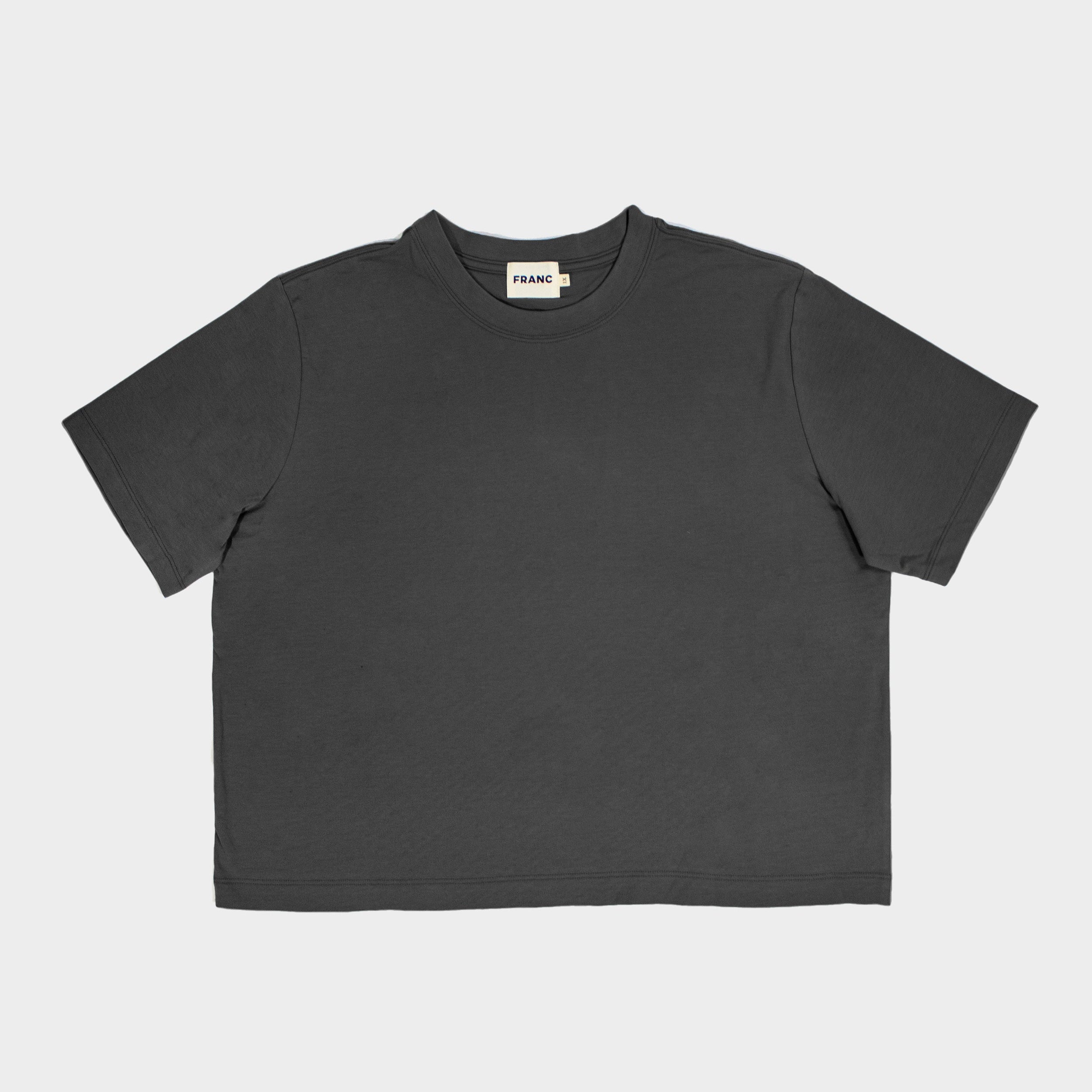 The Boxy Tee in Ash | FRANC Sustainable Clothing