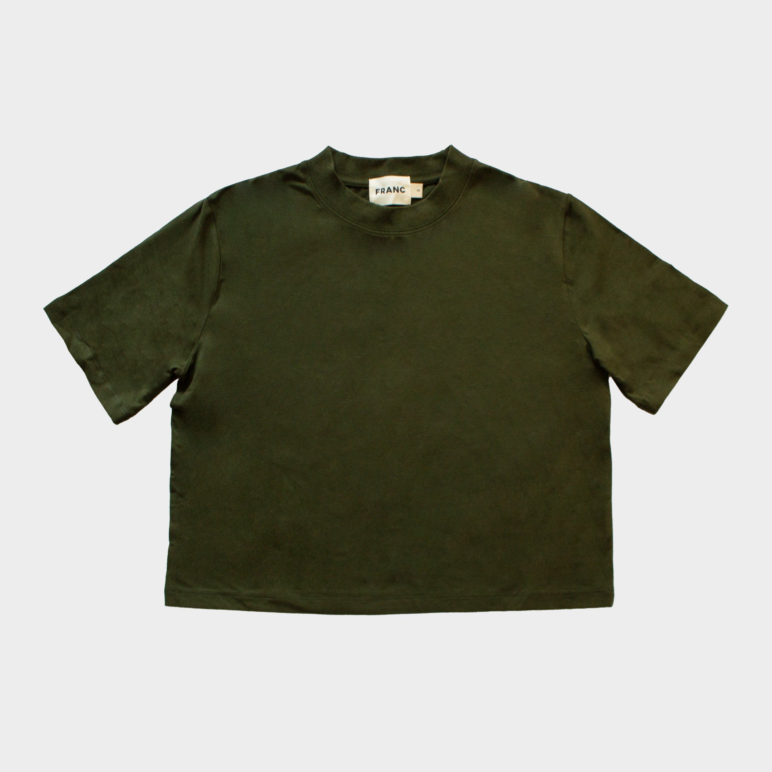 The Boxy Tee in Fatigue | FRANC Sustainable Clothing