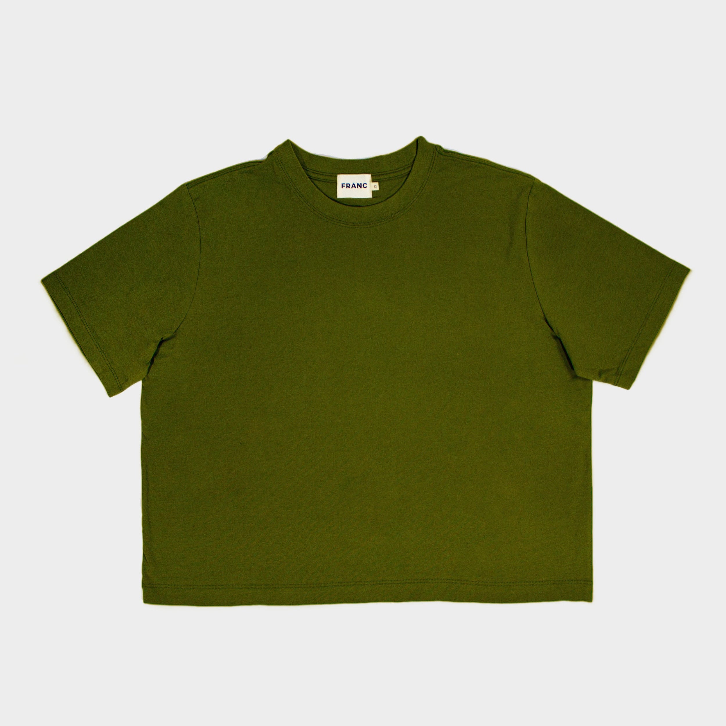 The Boxy Tee in Fatigue | FRANC Sustainable Clothing