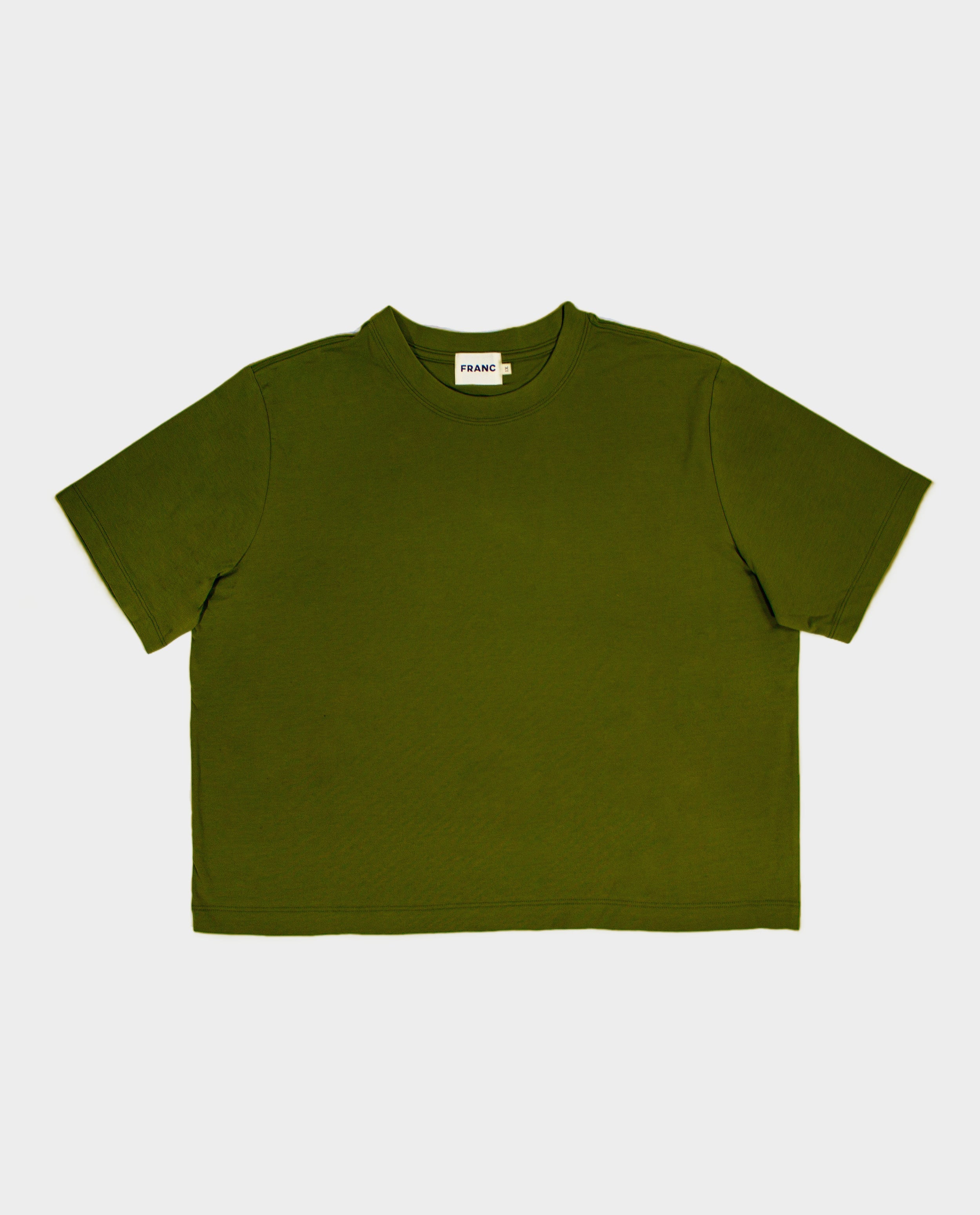 The Boxy Tee in Fatigue | FRANC Sustainable Clothing