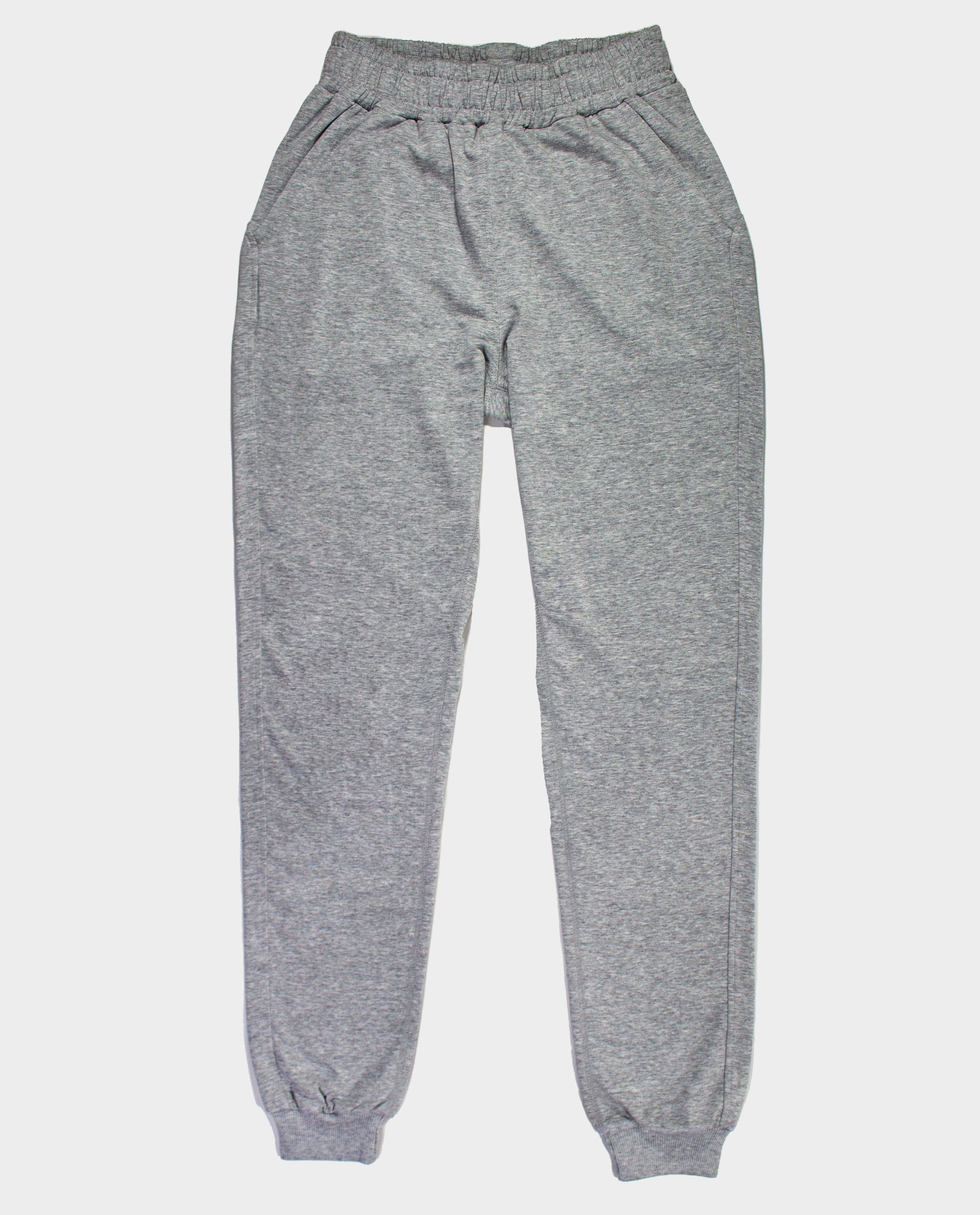 The High-Rise Sweatpant in Heather Grey | FRANC Sustainable Clothing