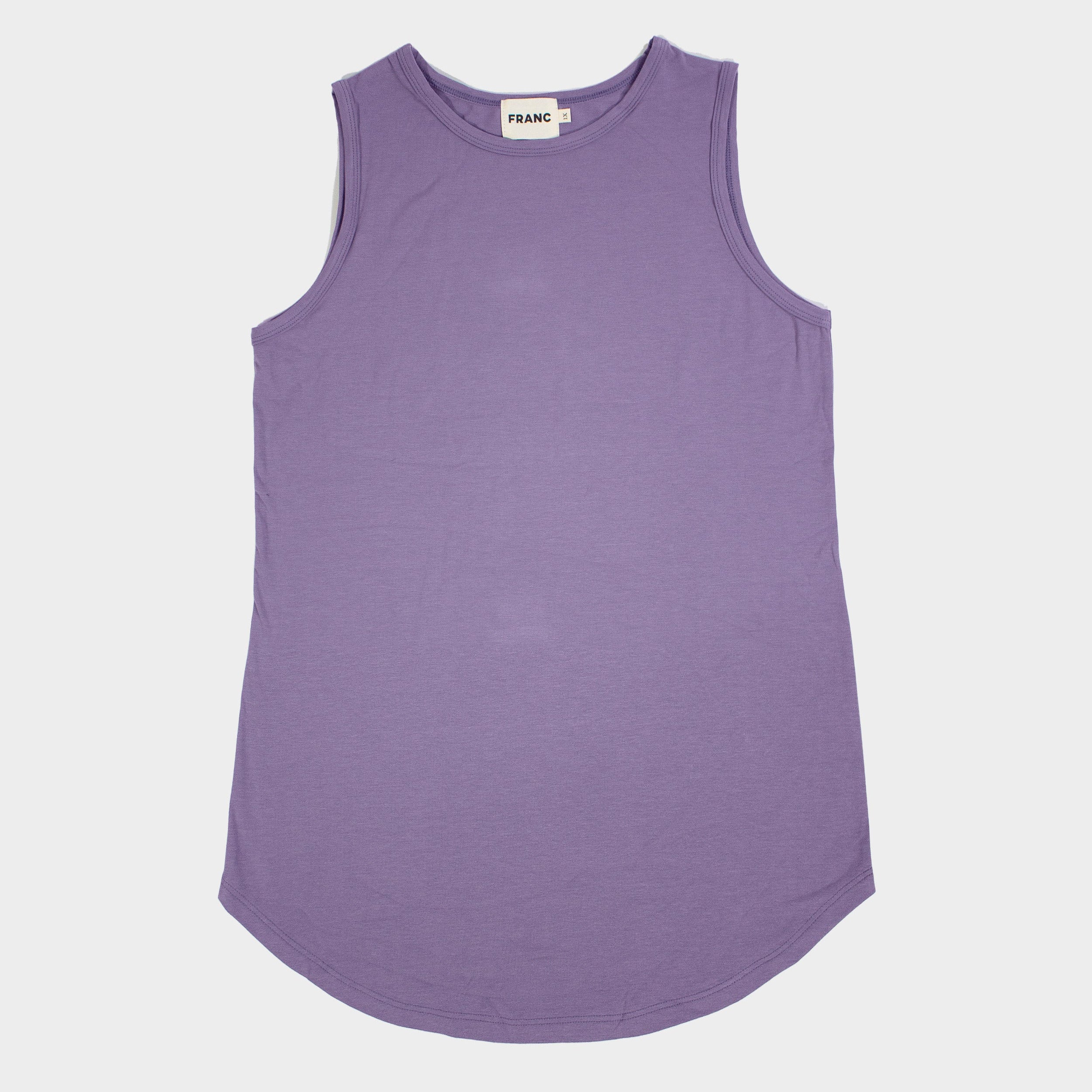 The Highneck Tank Top in Lavender | FRANC Sustainable Clothing