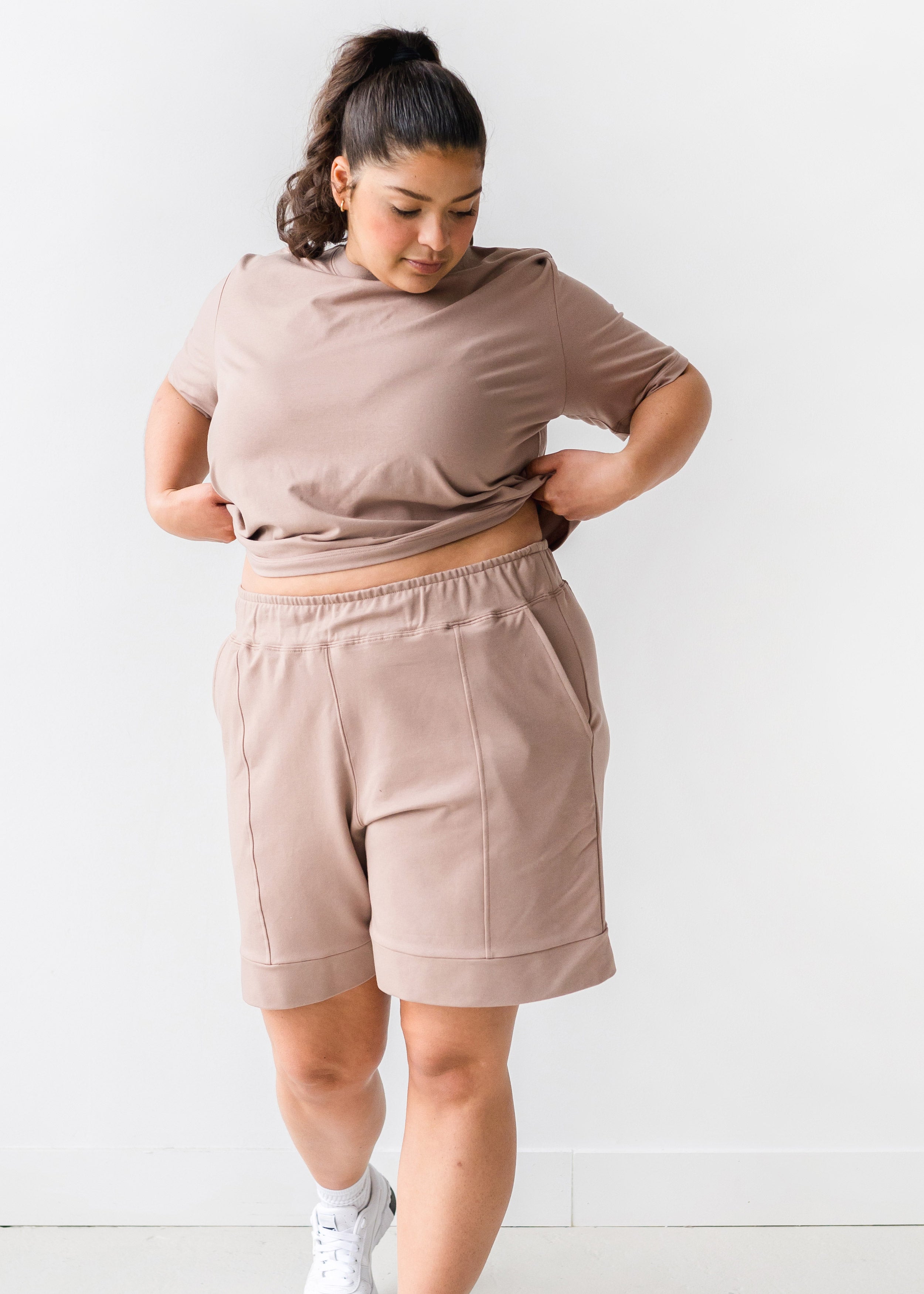 The Panel Short in Latte | FRANC Sustainable Clothing