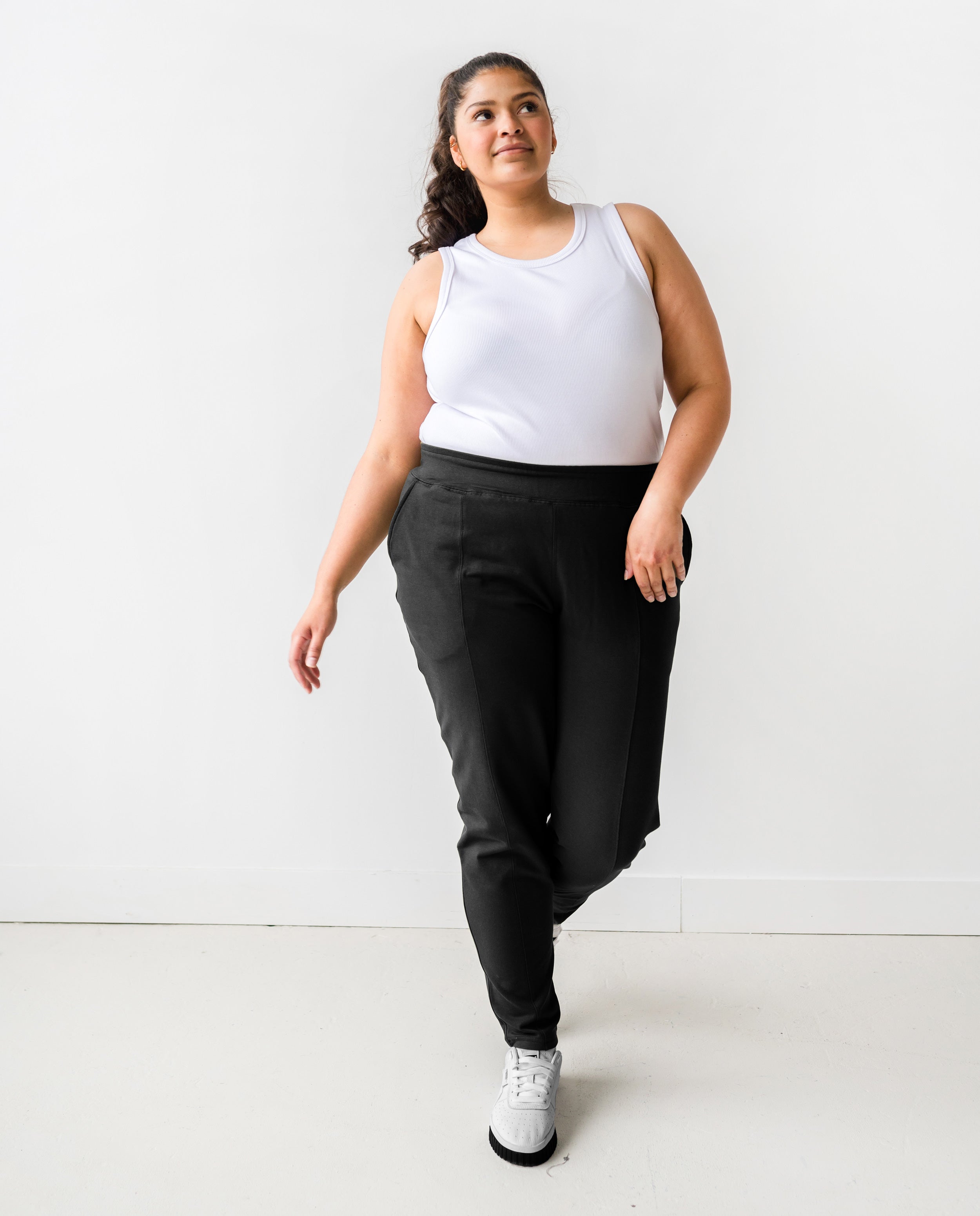 The Trouser Sweatpant in Black | FRANC Sustainable Clothing