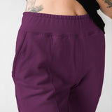 The Trouser Sweatpant in Eggplant | FRANC Sustainable Clothing