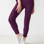 The Trouser Sweatpant in Eggplant | FRANC Sustainable Clothing