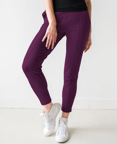 The Trouser Sweatpant in Eggplant | FRANC Sustainable Clothing