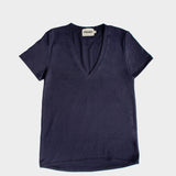 The V - Neck Tee in Admiral | FRANC Sustainable Clothing