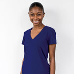 The V - Neck Tee in Azure | FRANC Sustainable Clothing