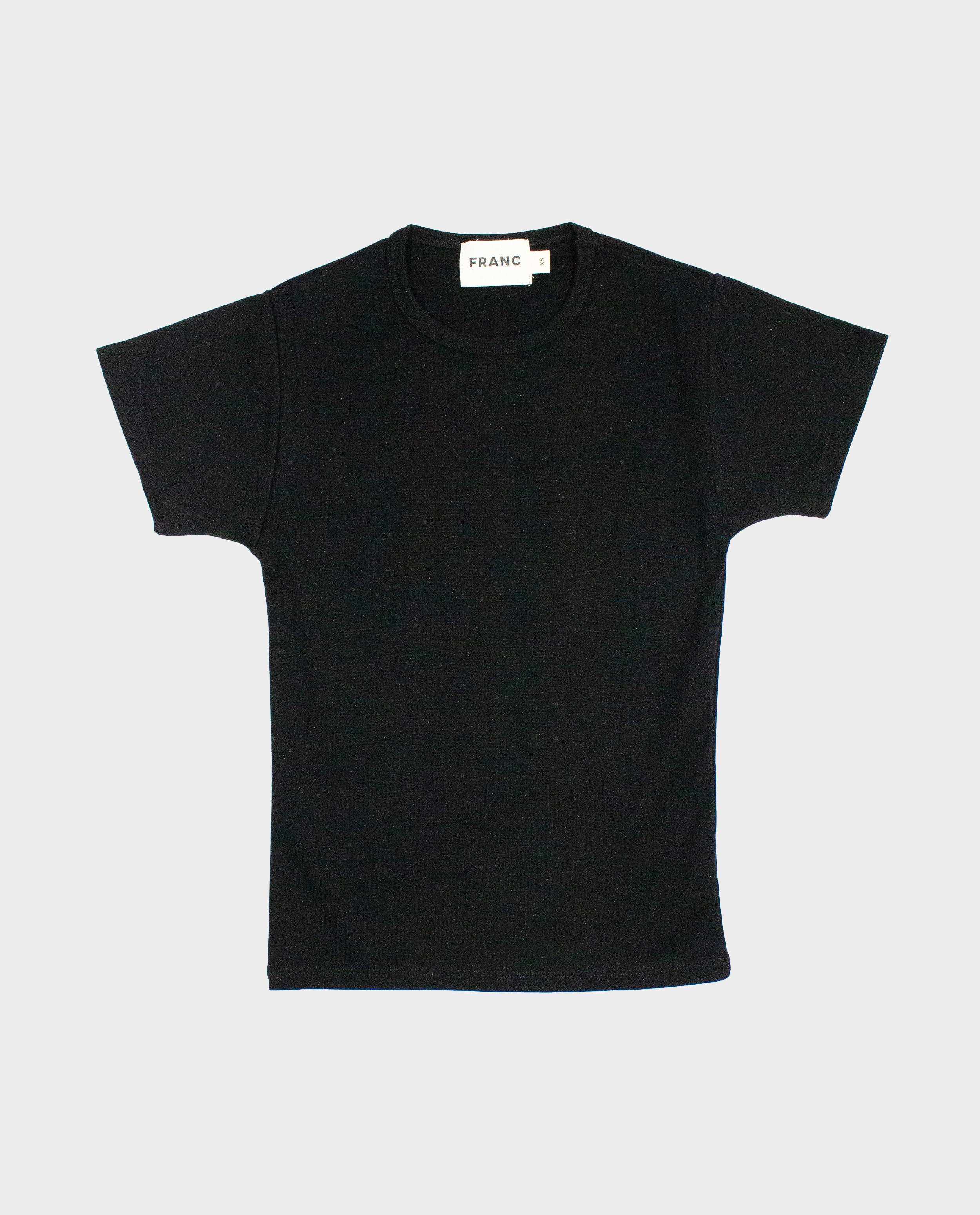 The Babe Tee in Black | FRANC Sustainable Clothing