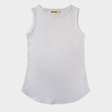 The Highneck Tank Top in White | FRANC Sustainable Clothing