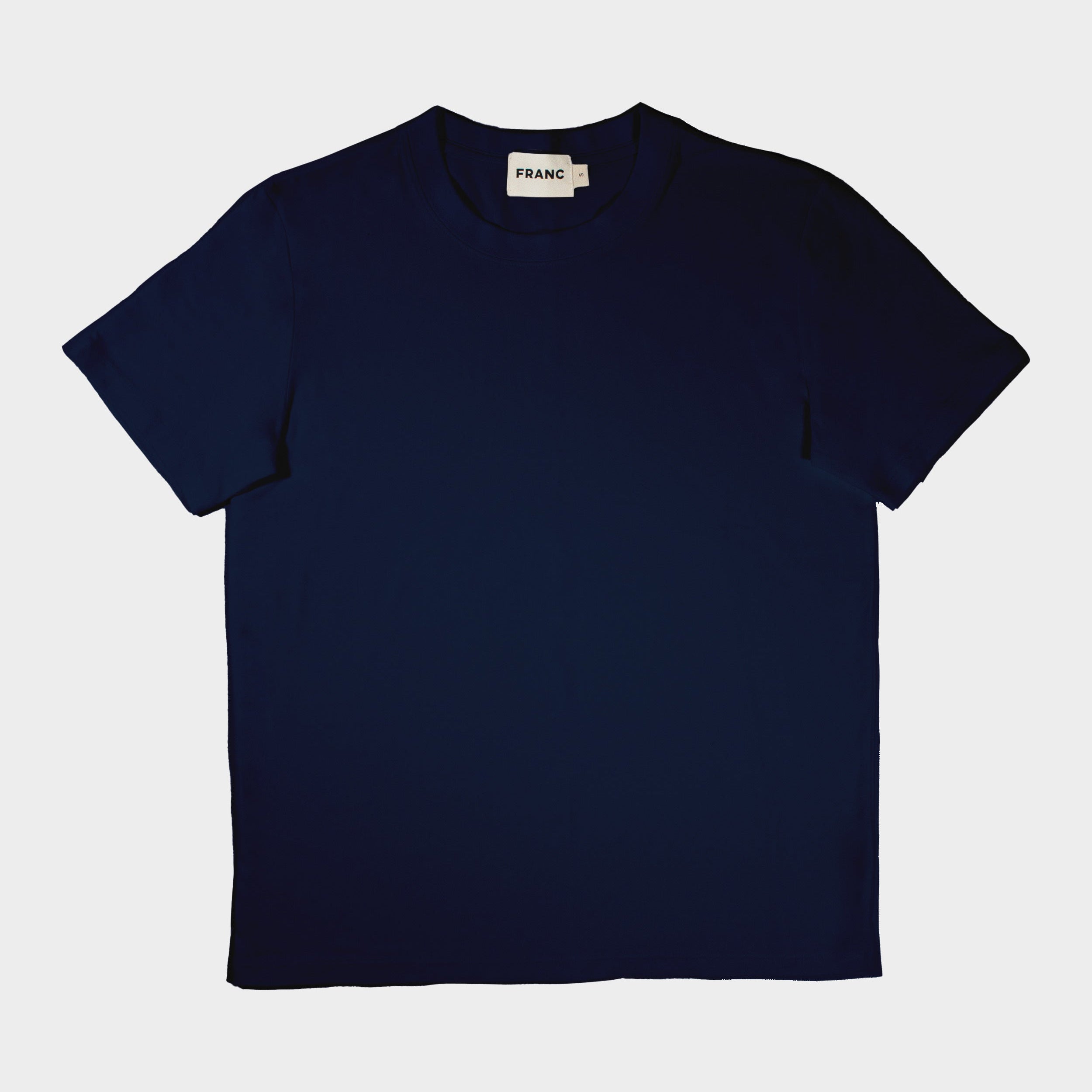 The Modern Crewneck Tee in Admiral | FRANC Sustainable Clothing