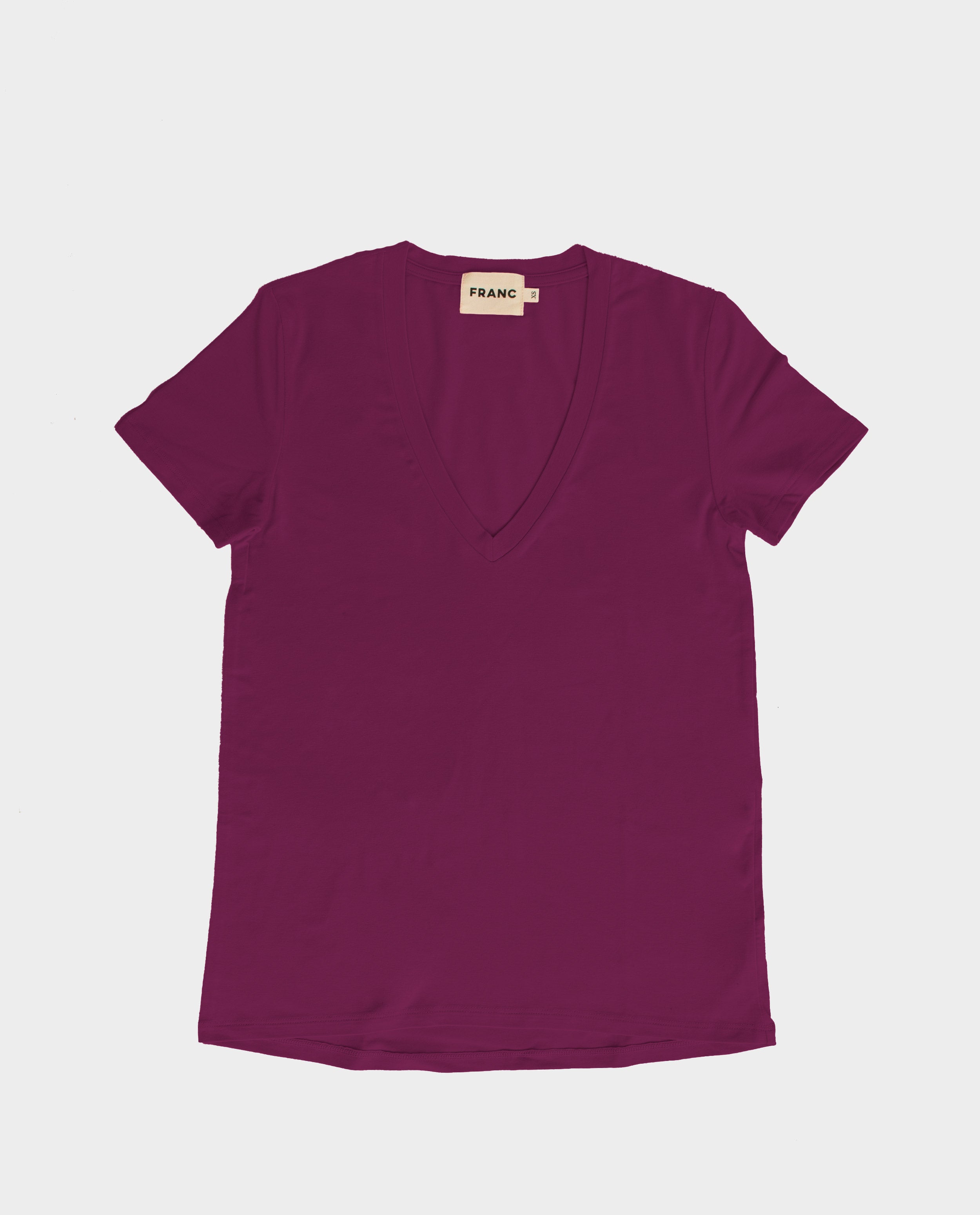 The V-Neck Tee in Poison | FRANC Sustainable Clothing